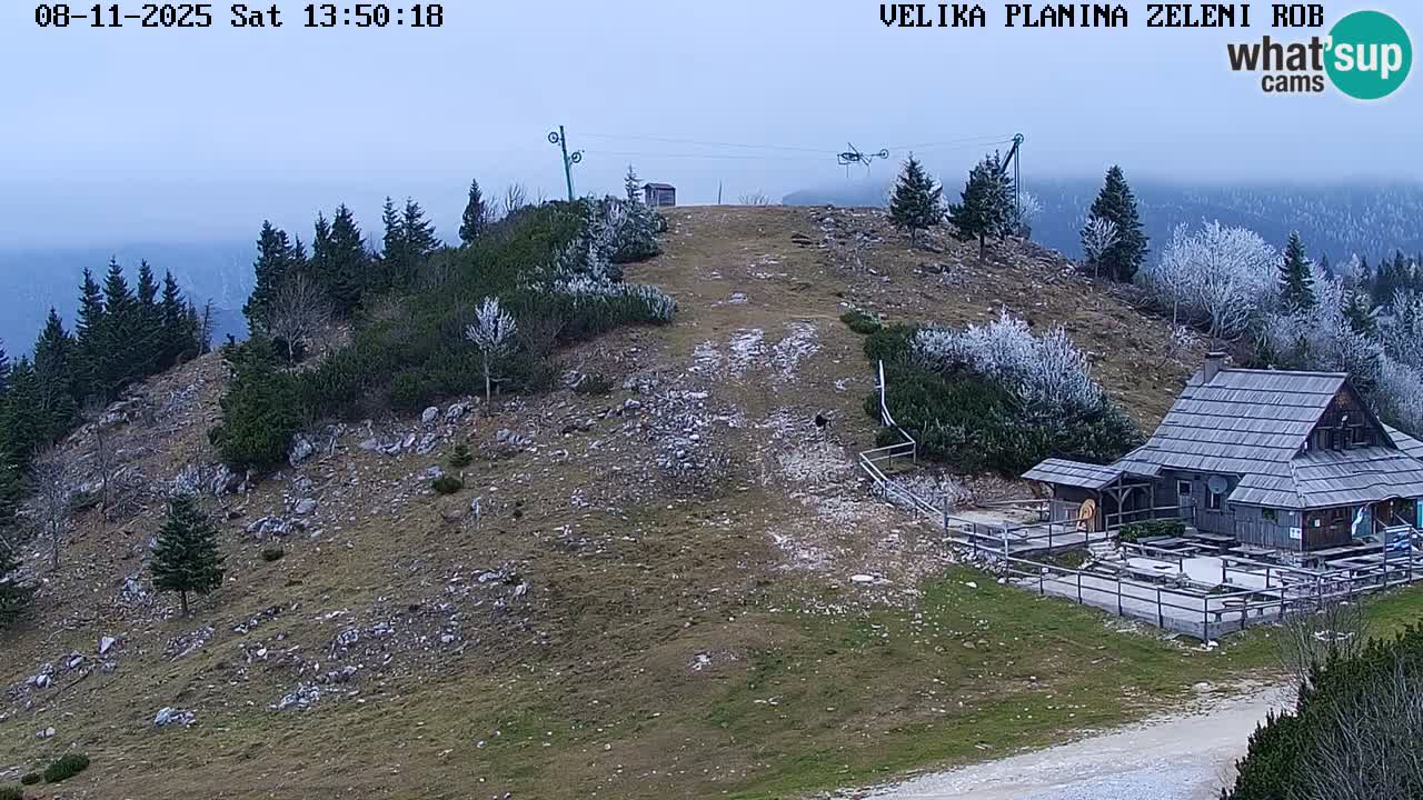 Zeleni Rob – kamera v živo | Velika Planina