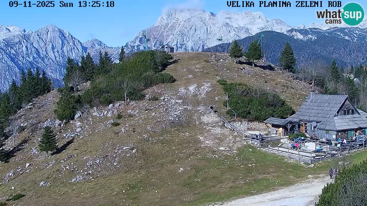 Zeleni Rob – Webcam live | Velika Planina