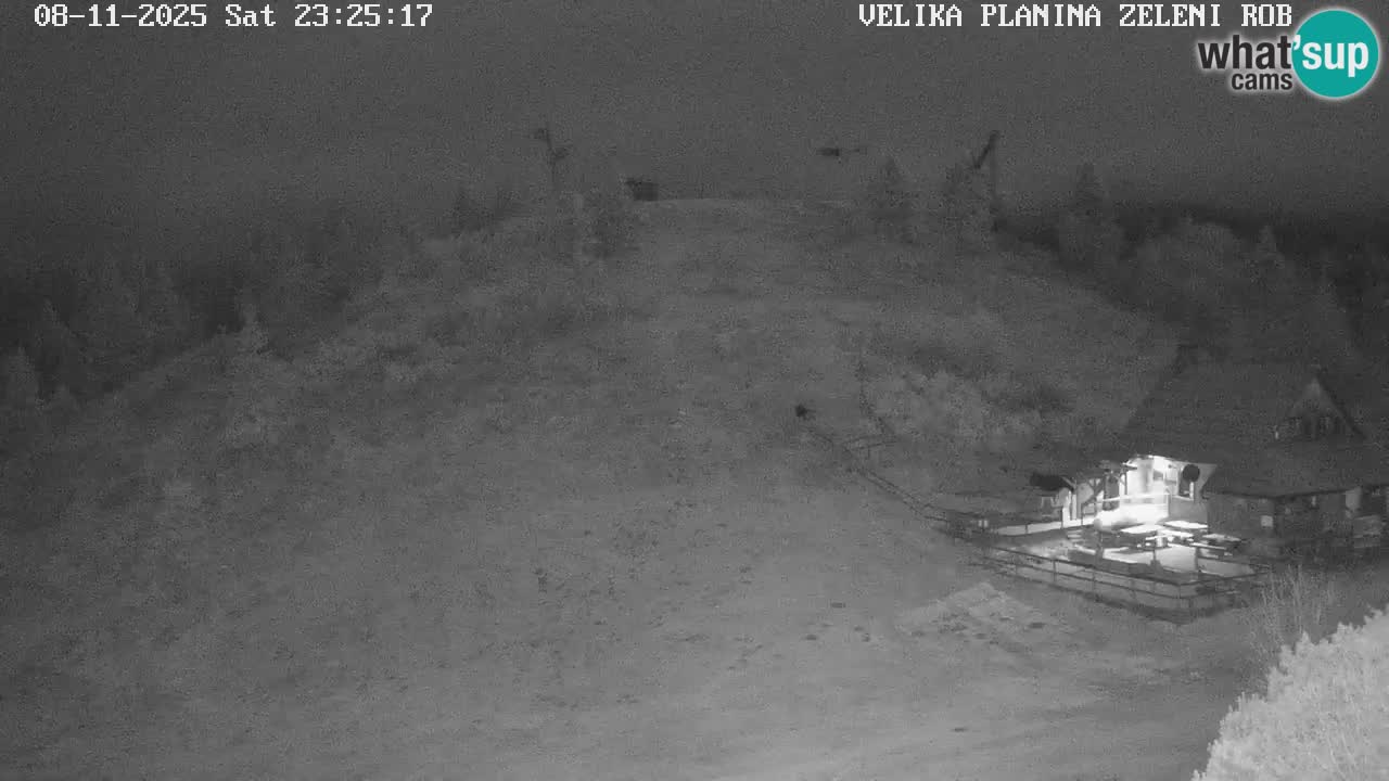 Zeleni Rob – kamera v živo | Velika Planina
