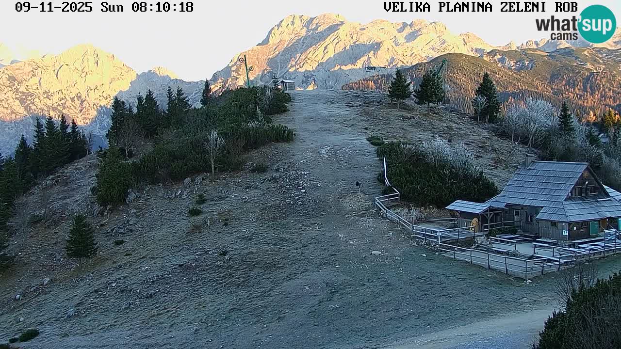 Zeleni Rob – Webcam live | Velika Planina