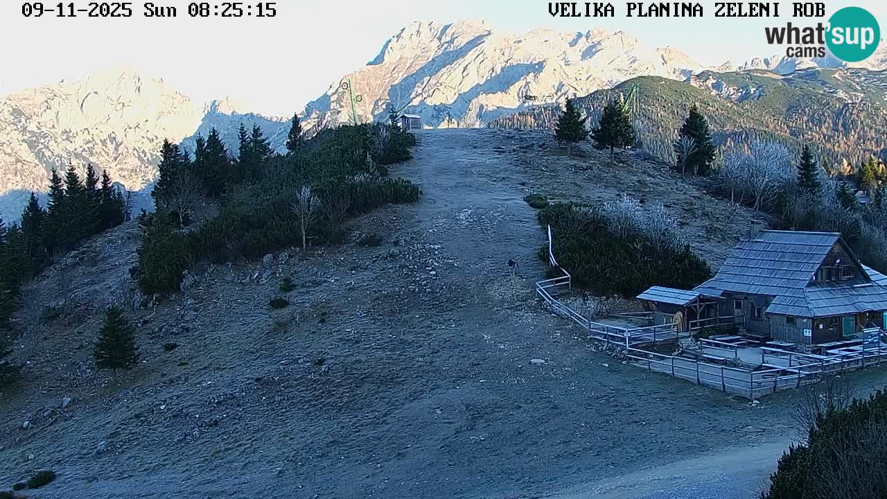 Zeleni Rob – Webcam live | Velika Planina