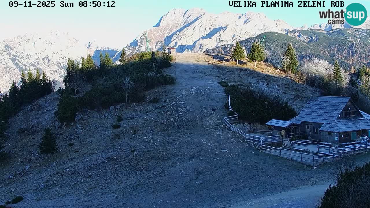 Zeleni Rob | Webcam live Velika Planina