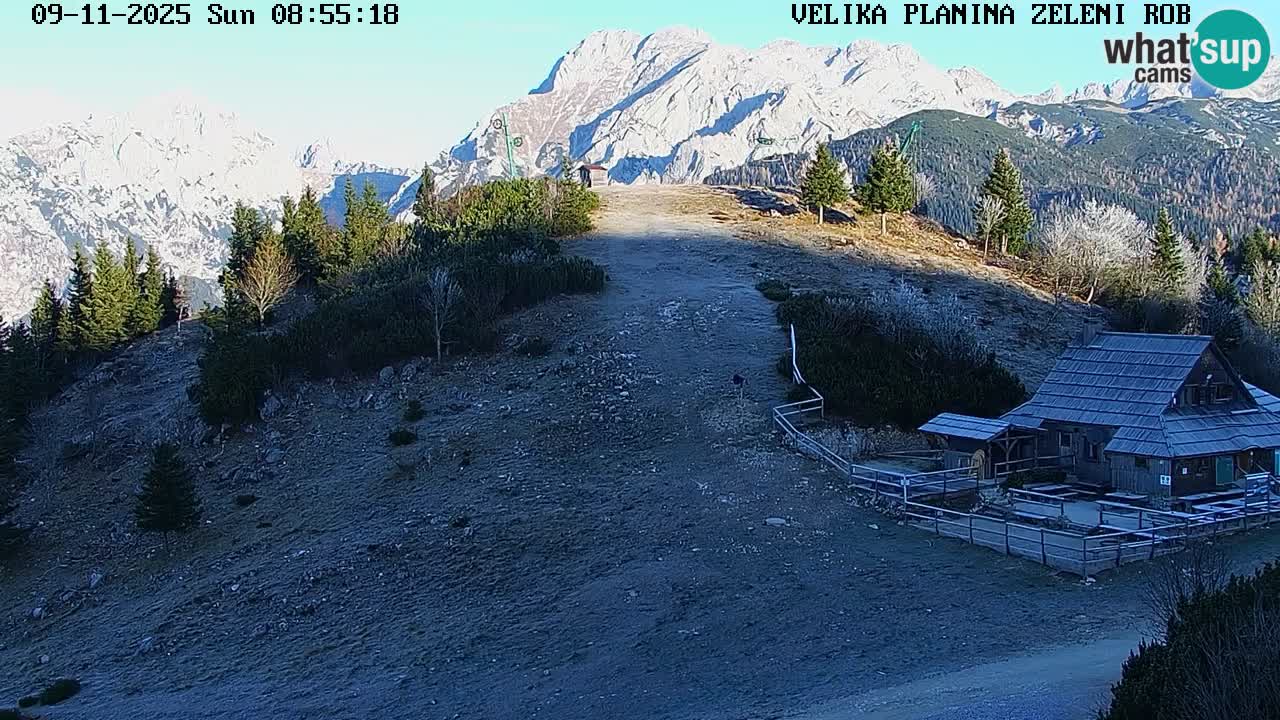 Zeleni Rob – Webcam live | Velika Planina