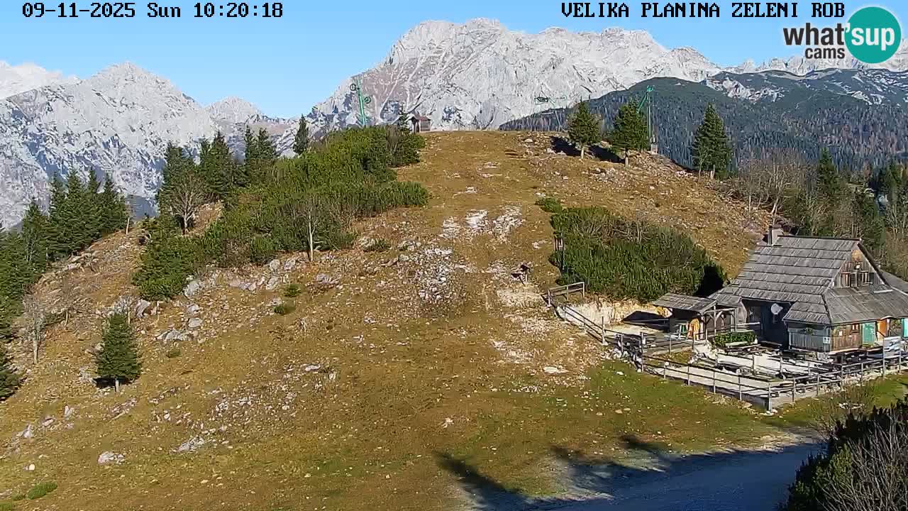 Zeleni Rob – Webcam live | Velika Planina