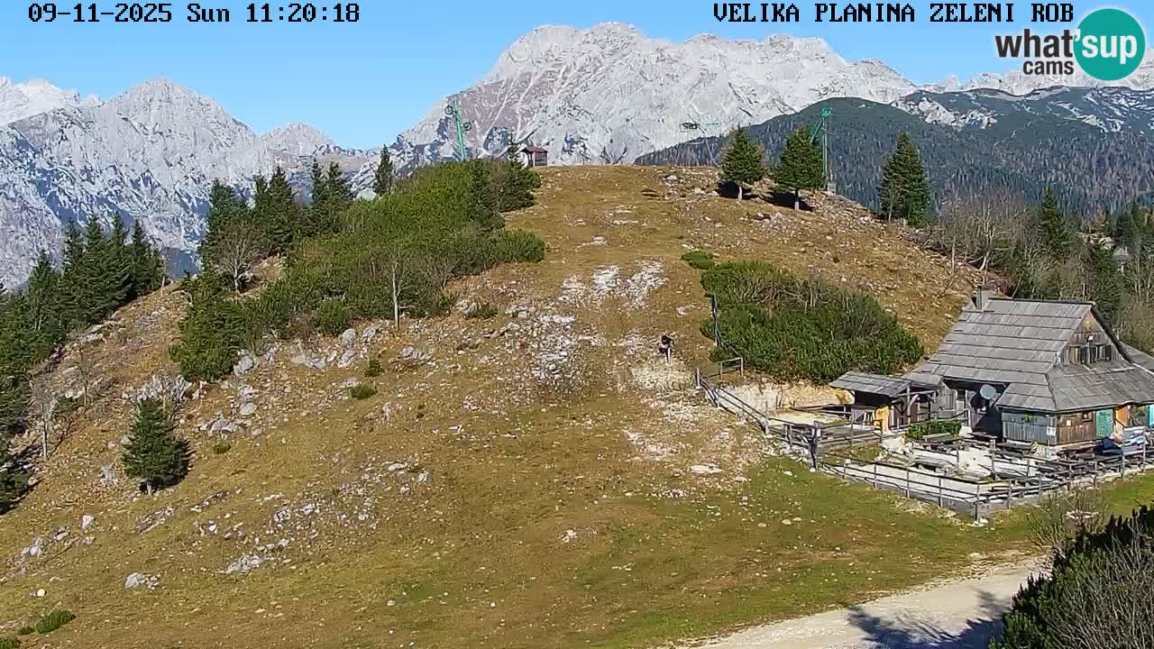 Zeleni Rob – Webcam live | Velika Planina