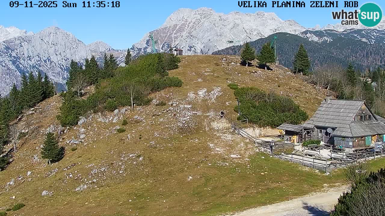 Zeleni Rob – Webcam live | Velika Planina