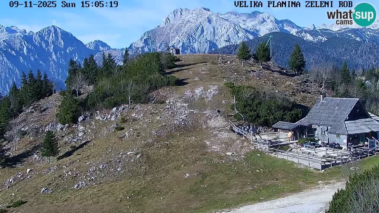 Zeleni Rob – Webcam live | Velika Planina