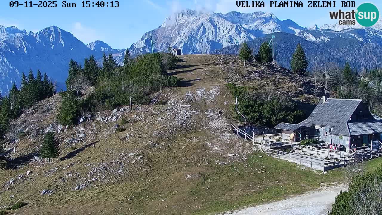 Zeleni Rob – Webcam live | Velika Planina