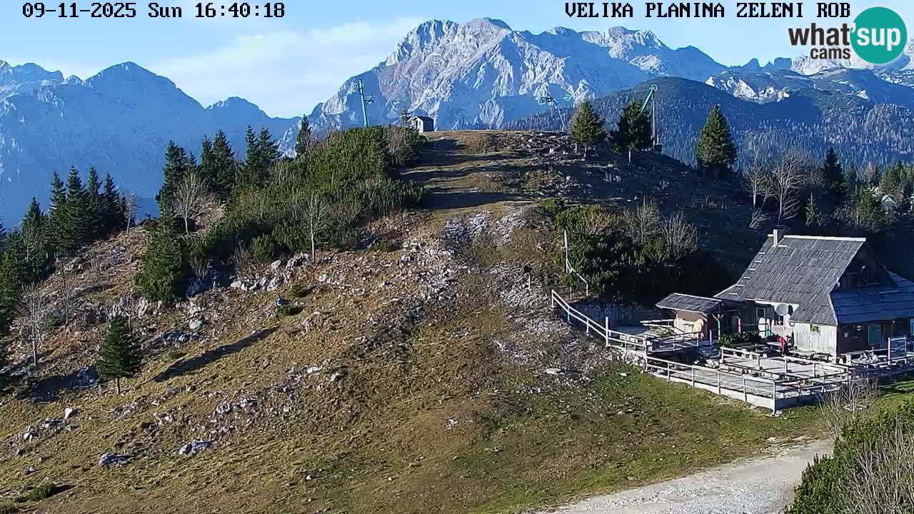 Zeleni Rob | Web kamera Velika Planina