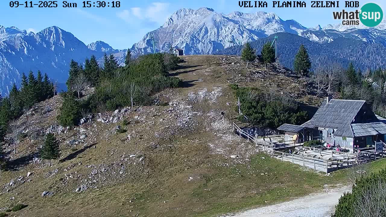 Zeleni Rob – Webcam live | Velika Planina