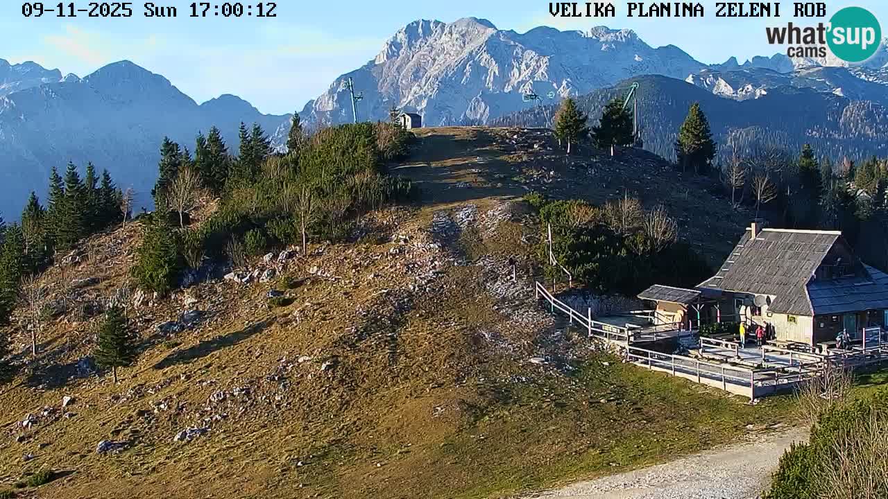 Zeleni Rob – Webcam live | Velika Planina