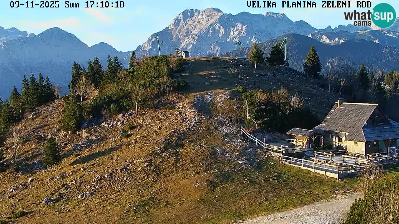 Zeleni Rob | Webcam live Velika Planina