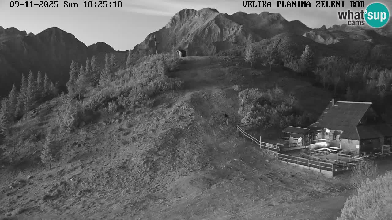 Zeleni Rob – Webcam live | Velika Planina