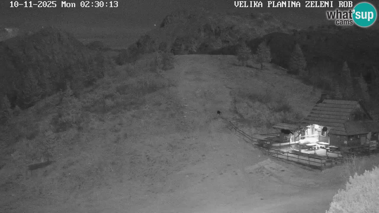 Zeleni Rob – kamera v živo | Velika Planina