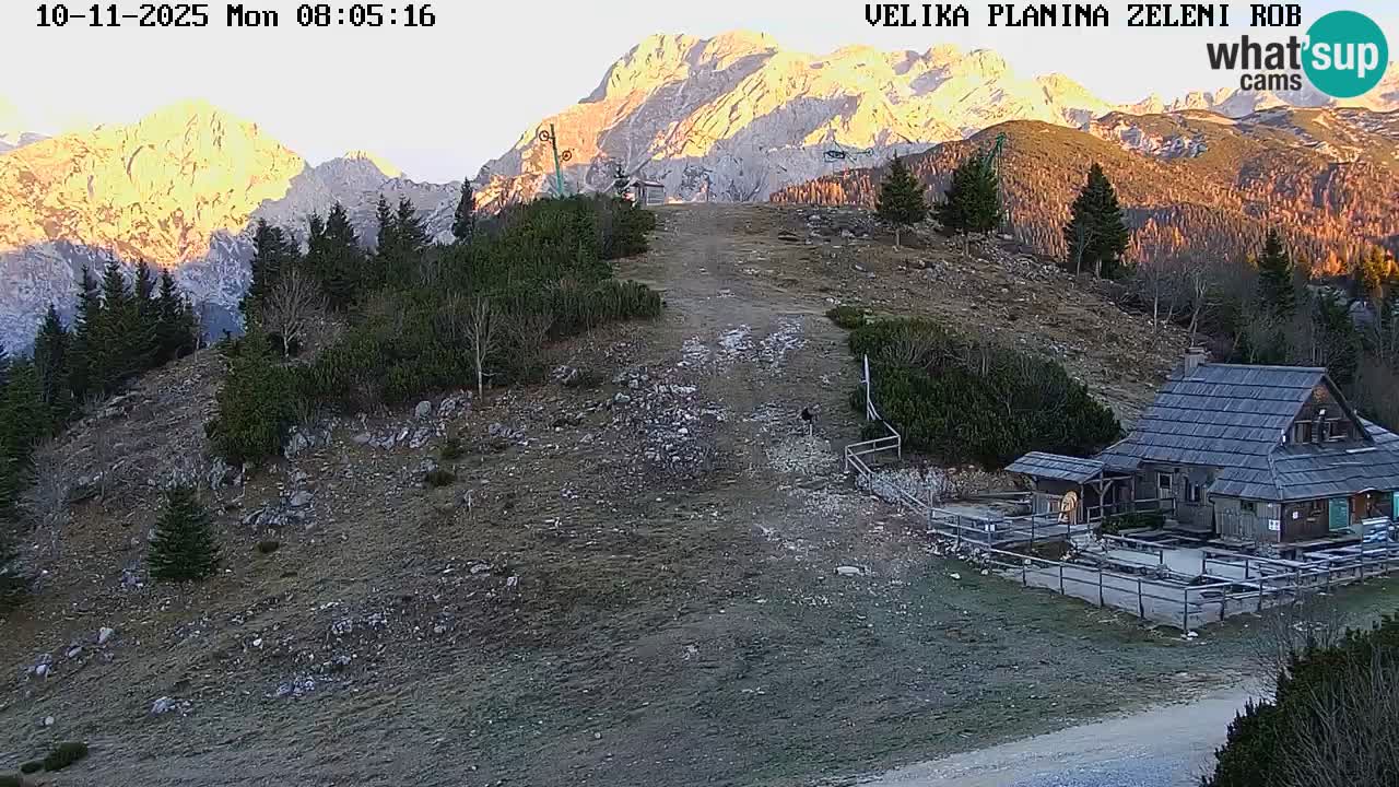Zeleni Rob – Webcam live | Velika Planina