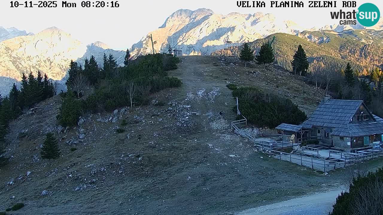 Zeleni Rob – Webcam live | Velika Planina
