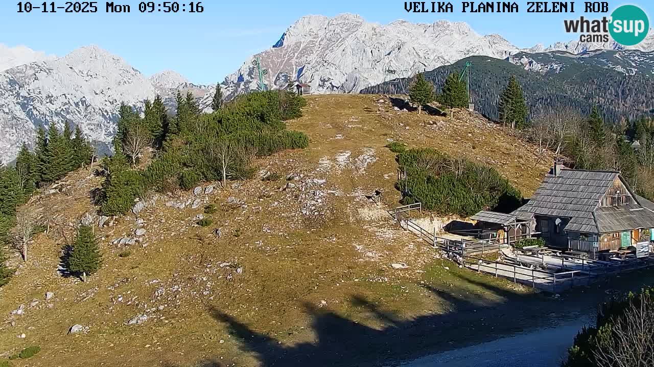 Zeleni Rob – Webcam live | Velika Planina