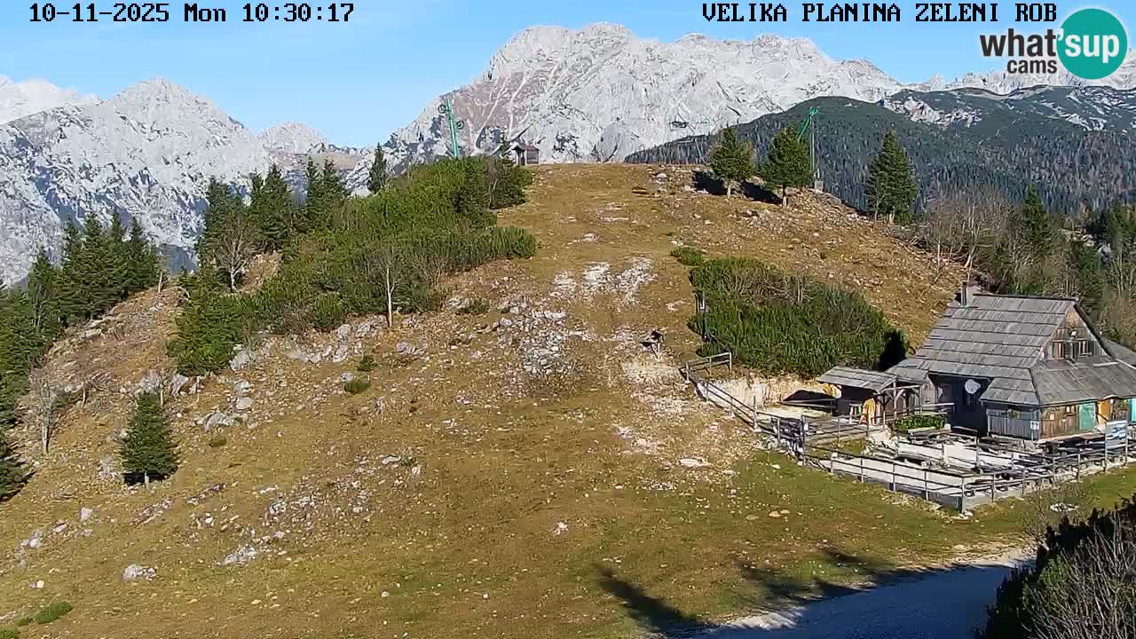 Zeleni Rob – Webcam live | Velika Planina