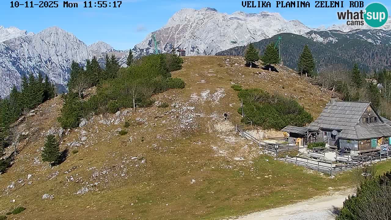 Zeleni Rob – Webcam live | Velika Planina