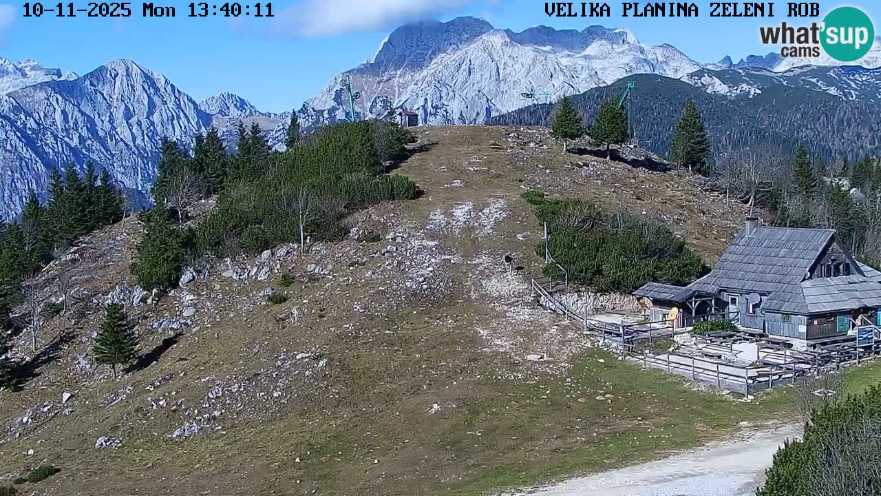 Zeleni Rob – Webcam live | Velika Planina