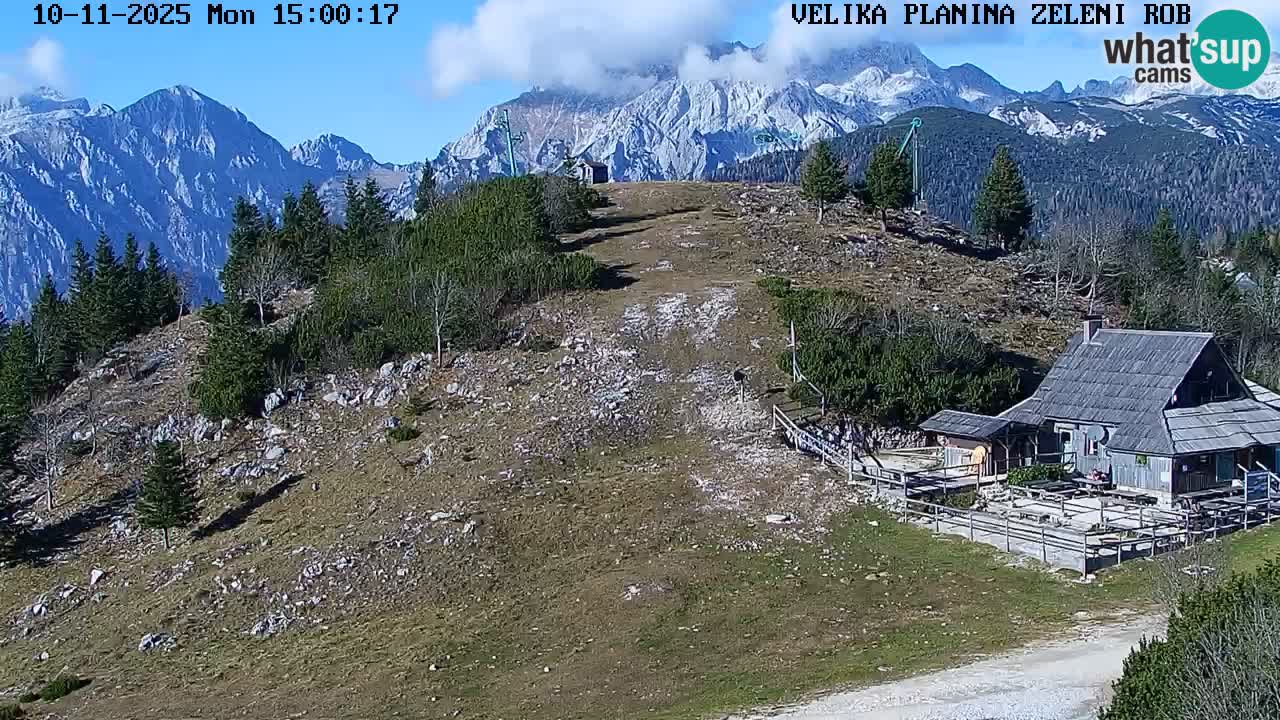 Zeleni Rob – Webcam live | Velika Planina