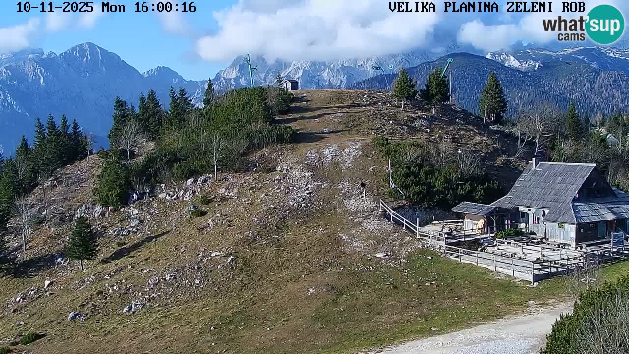 Zeleni Rob | Webcam live Velika Planina