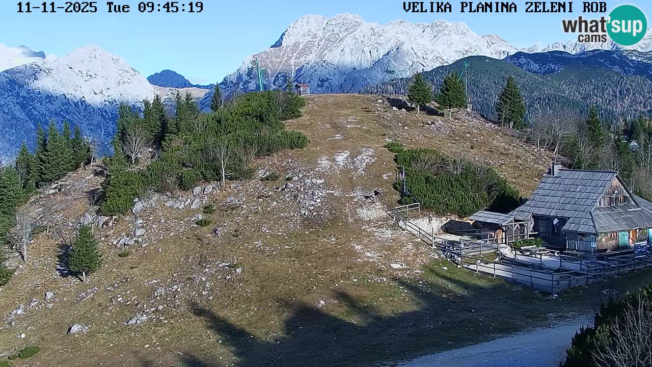 Zeleni Rob | Web kamera Velika Planina