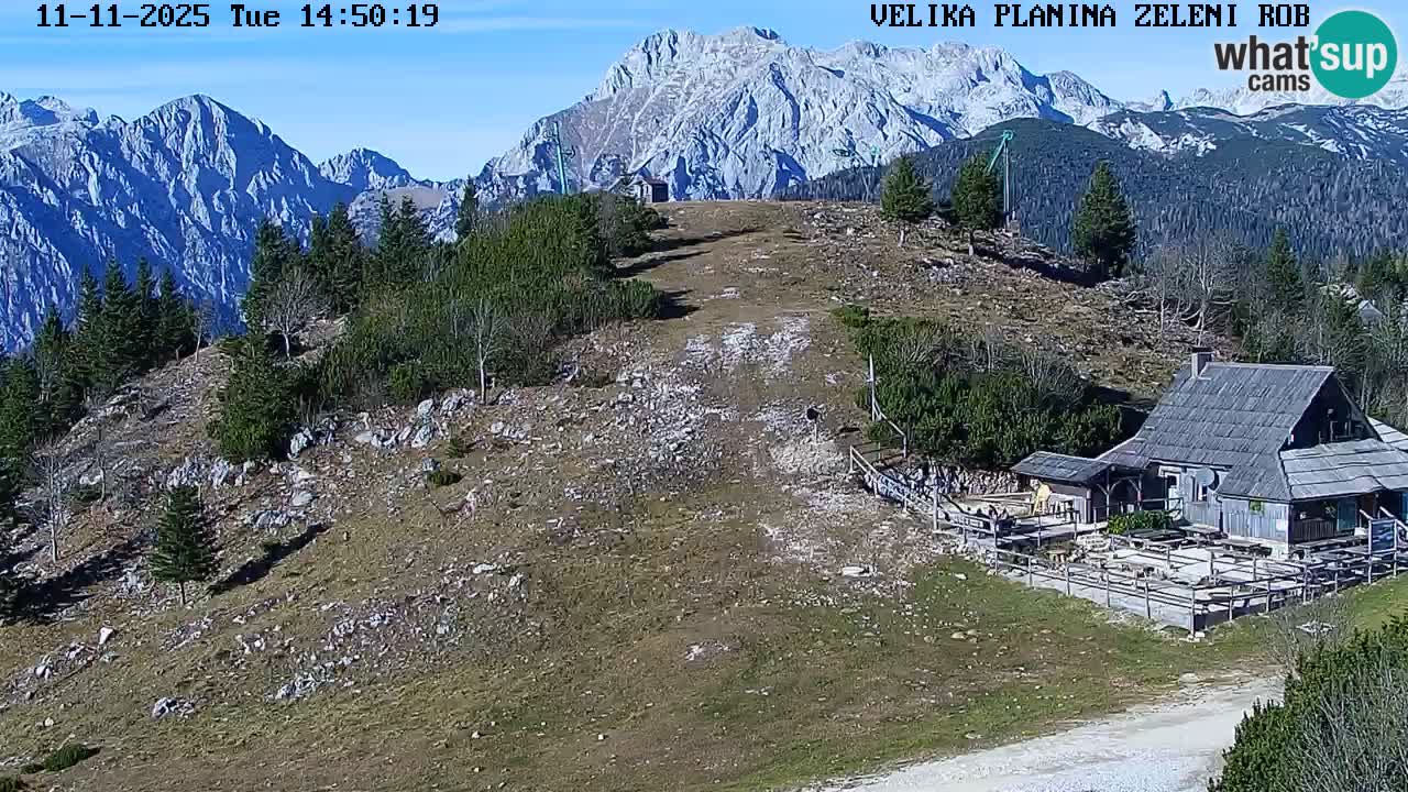 Zeleni Rob – Webcam live | Velika Planina