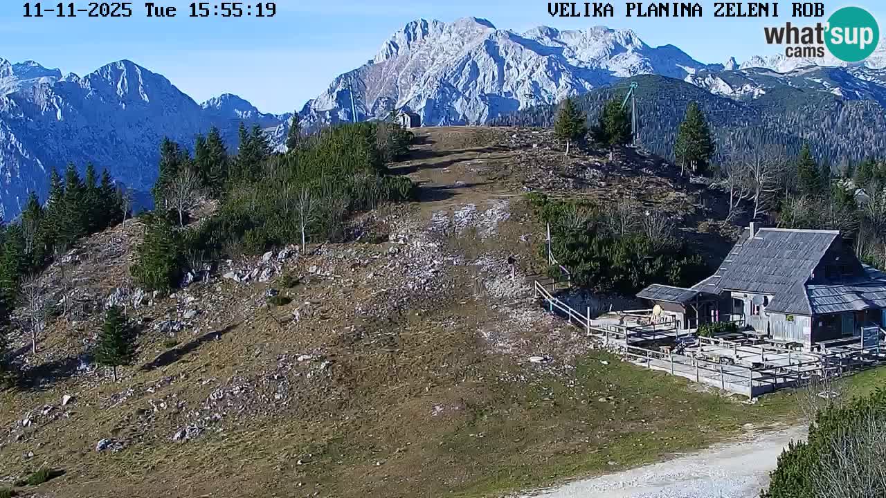 Zeleni Rob – Webcam live | Velika Planina
