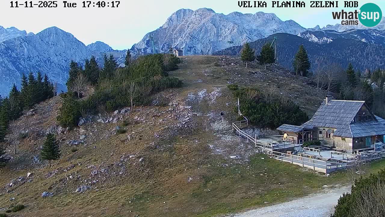 Zeleni Rob – Webcam live | Velika Planina
