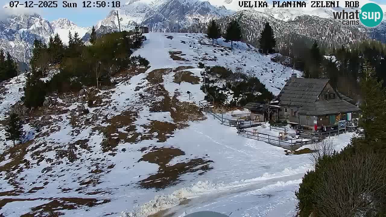 Zeleni Rob – Webcam live | Velika Planina