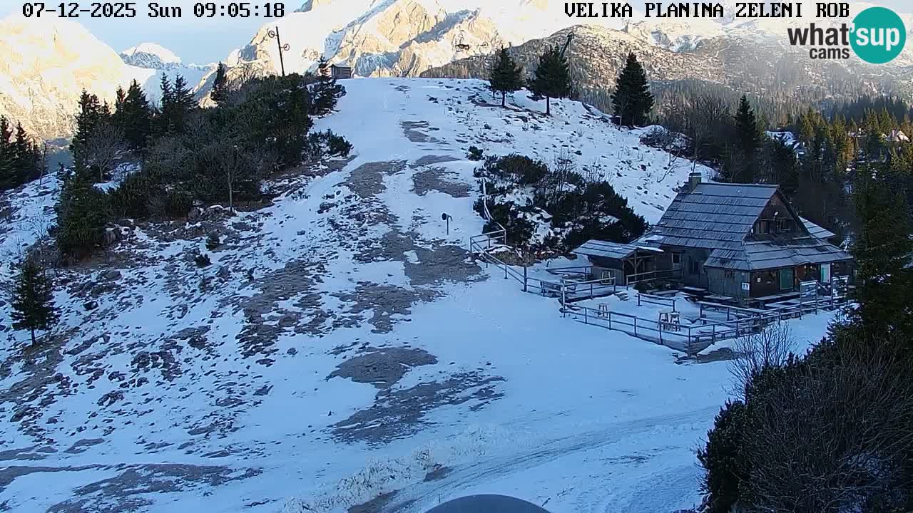 Zeleni Rob – Webcam live | Velika Planina