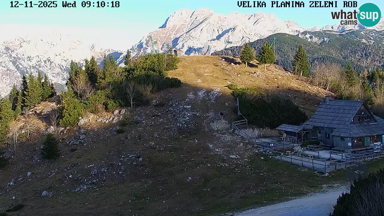 Zeleni Rob – Webcam live | Velika Planina