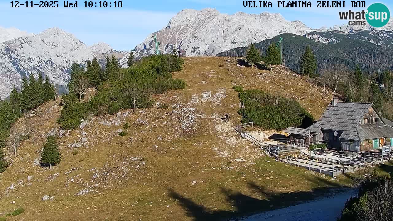 Zeleni Rob | Web kamera Velika Planina