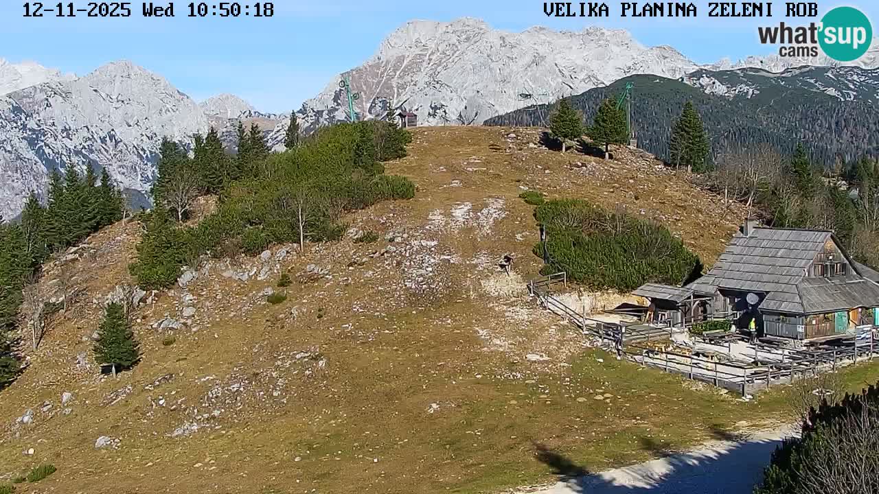 Zeleni Rob – Webcam live | Velika Planina