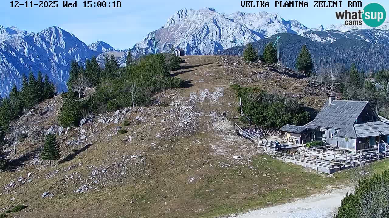 Zeleni Rob – Webcam live | Velika Planina