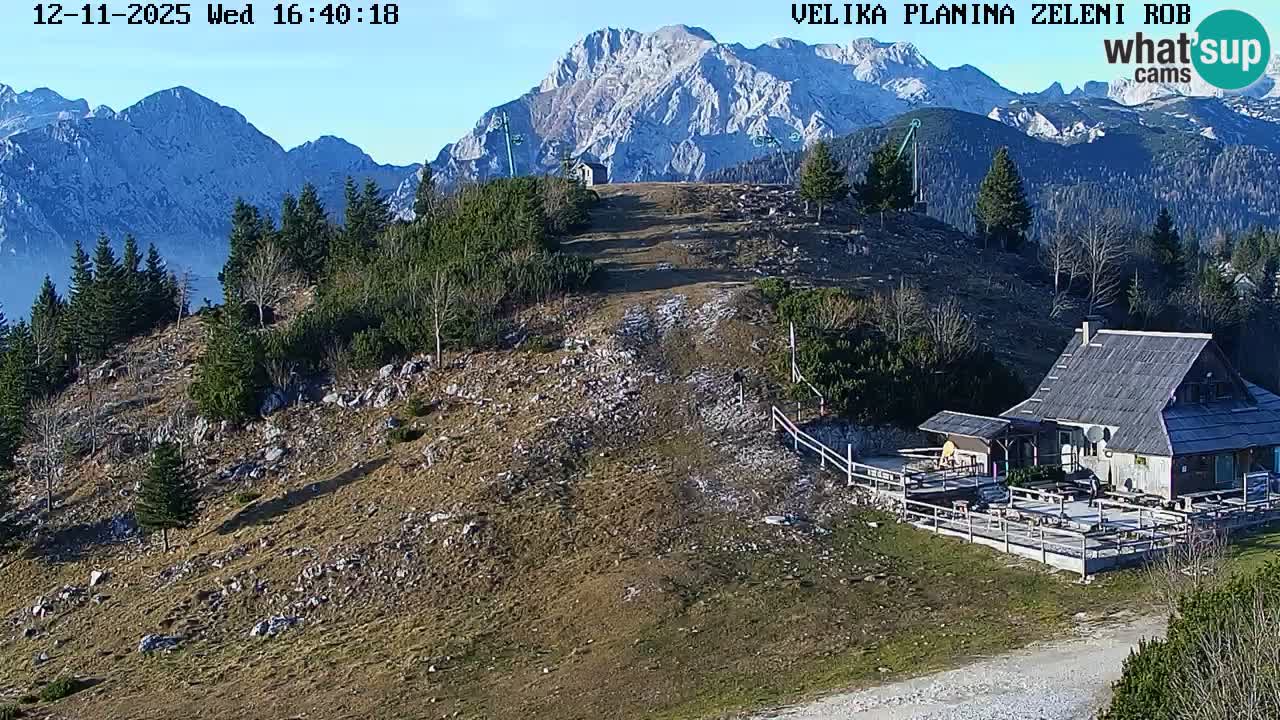 Zeleni Rob | Web kamera Velika Planina