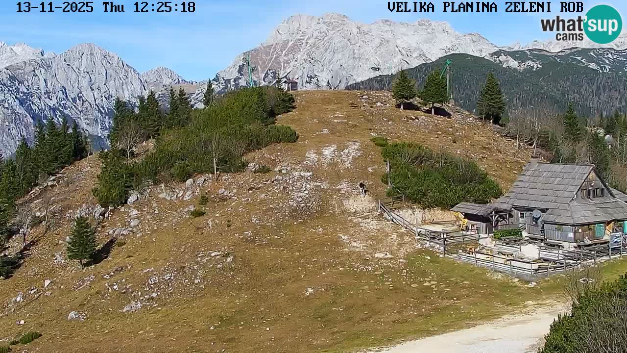 Zeleni Rob – Webcam live | Velika Planina