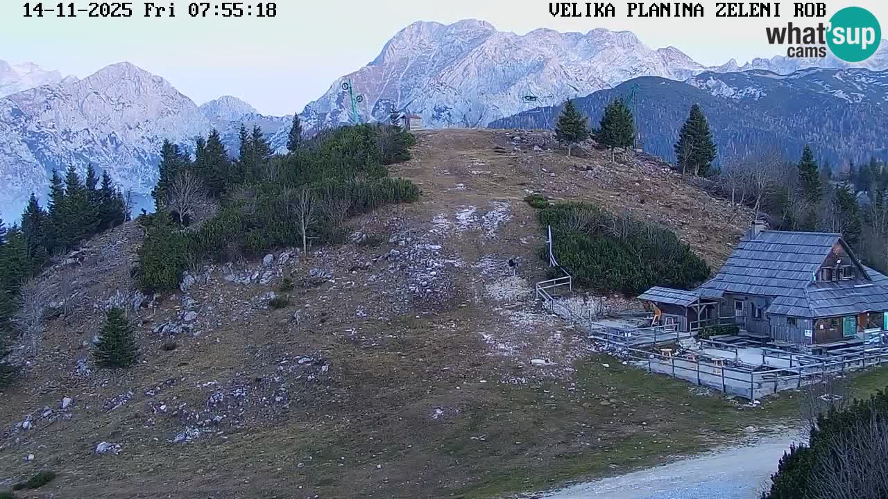Zeleni Rob | Web kamera Velika Planina