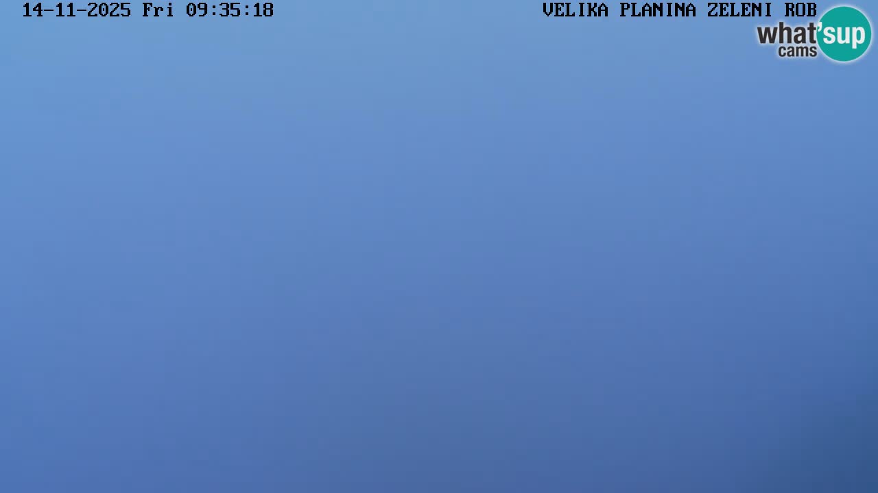 Zeleni Rob – kamera v živo | Velika Planina