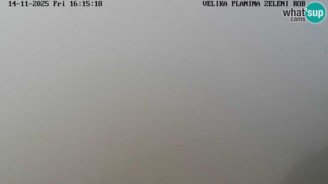 Zeleni Rob – kamera v živo | Velika Planina