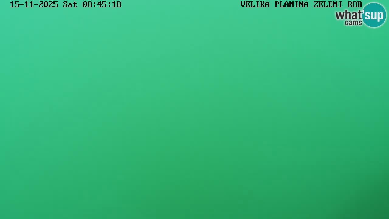 Zeleni Rob | Webcam en vivo Velika Planina