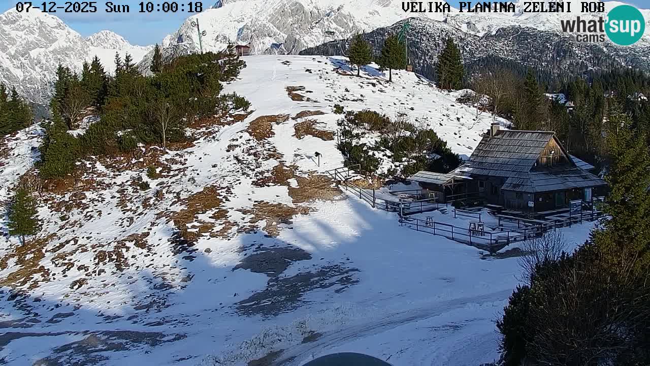 Zeleni Rob – Webcam live | Velika Planina