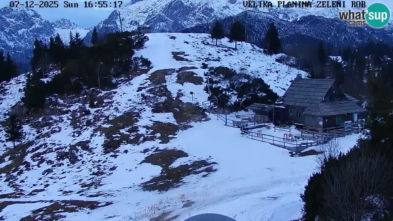 Zeleni Rob – Webcam live | Velika Planina