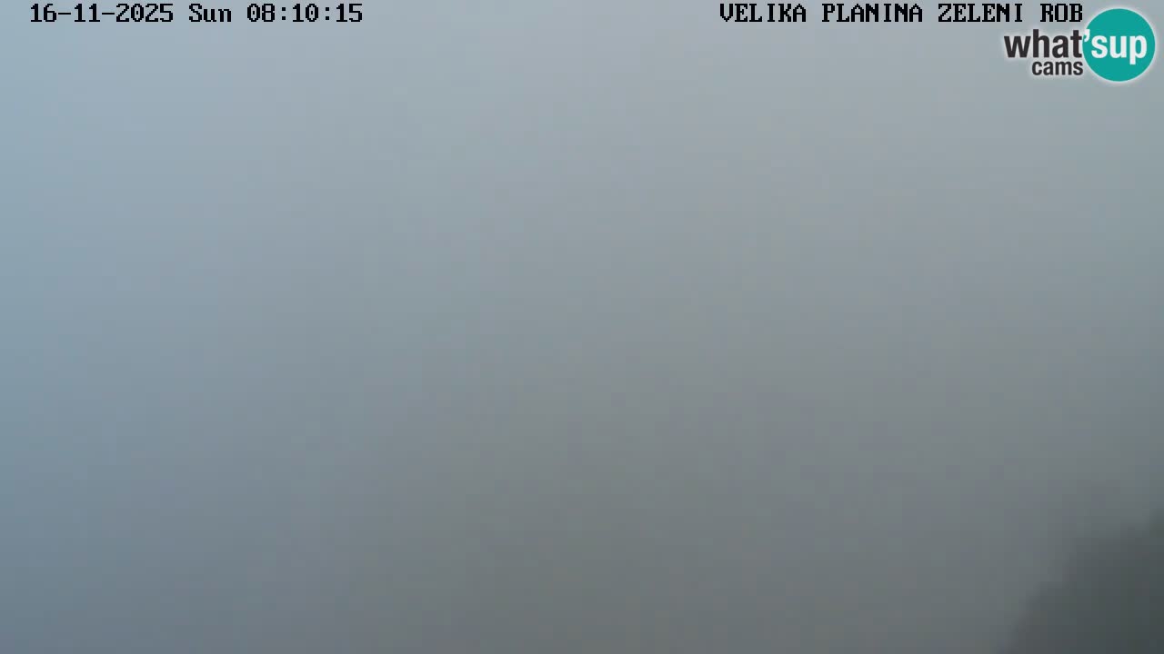 Zeleni Rob – kamera v živo | Velika Planina