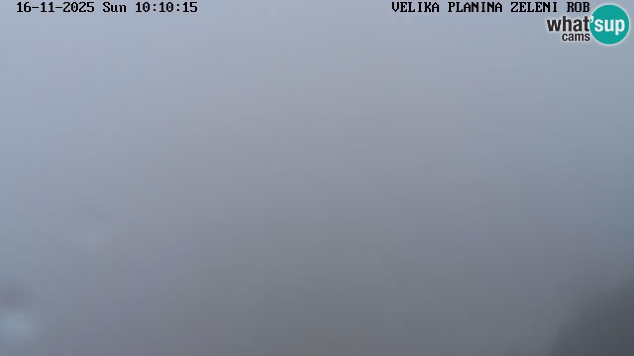 Zeleni Rob – kamera v živo | Velika Planina