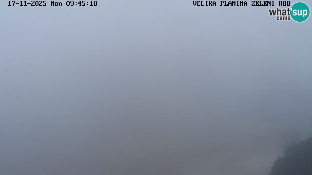Zeleni Rob – Webcam live | Velika Planina