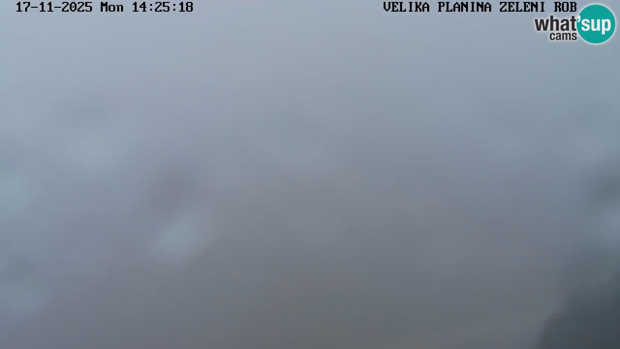 Zeleni Rob | Webcam en vivo Velika Planina