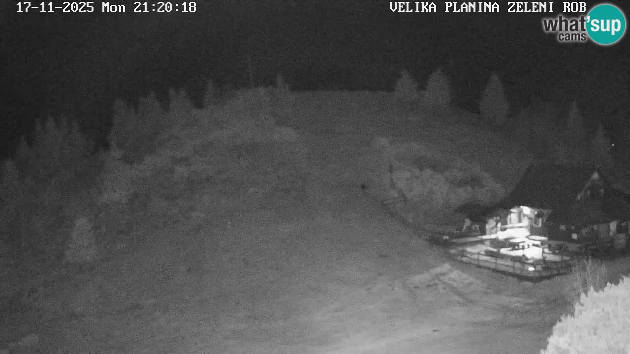 Zeleni Rob | Webcam en vivo Velika Planina