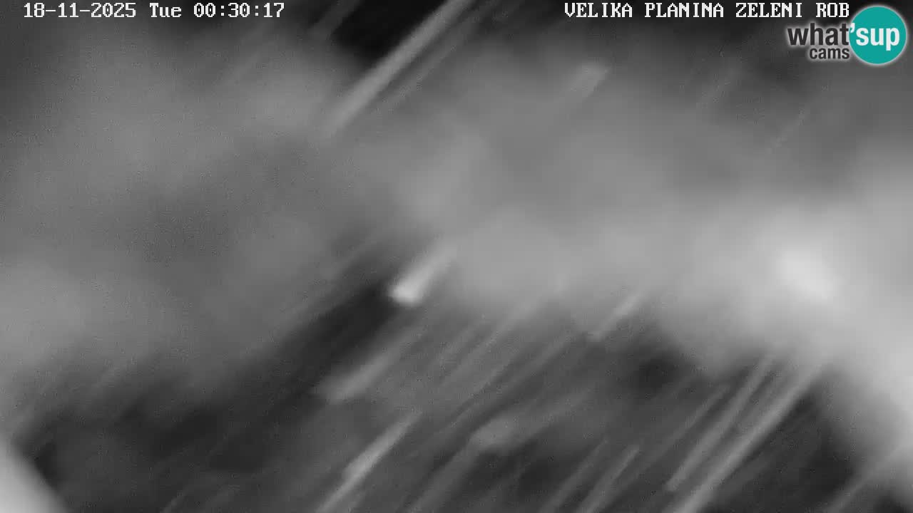 Zeleni Rob – kamera v živo | Velika Planina